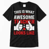 Test Day Rock The Test Teacher Testing Day Back To School Tall T-Shirt