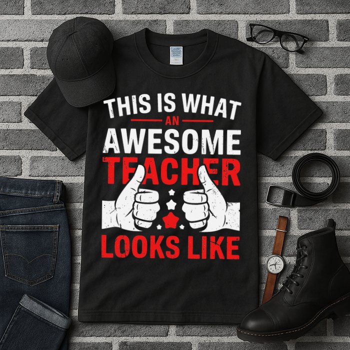 Test Day Rock The Test Teacher Testing Day Back To School Tall T-Shirt