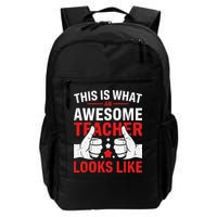 Test Day Rock The Test Teacher Testing Day Back To School Backpack