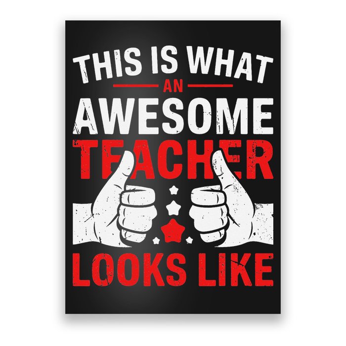 Test Day Rock The Test Teacher Testing Day Back To School Poster