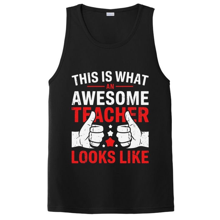 Test Day Rock The Test Teacher Testing Day Back To School PosiCharge Competitor Tank
