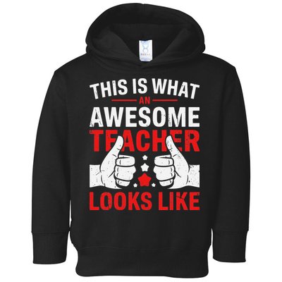 Test Day Rock The Test Teacher Testing Day Back To School Toddler Hoodie