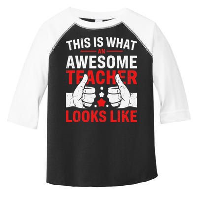 Test Day Rock The Test Teacher Testing Day Back To School Toddler Fine Jersey T-Shirt