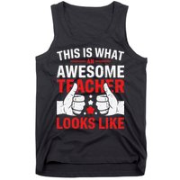 Test Day Rock The Test Teacher Testing Day Back To School Tank Top