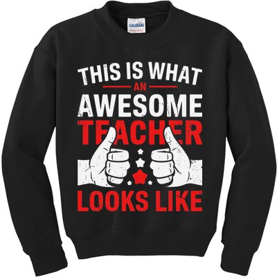 Test Day Rock The Test Teacher Testing Day Back To School Kids Sweatshirt