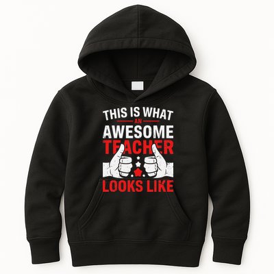 Test Day Rock The Test Teacher Testing Day Back To School Kids Hoodie