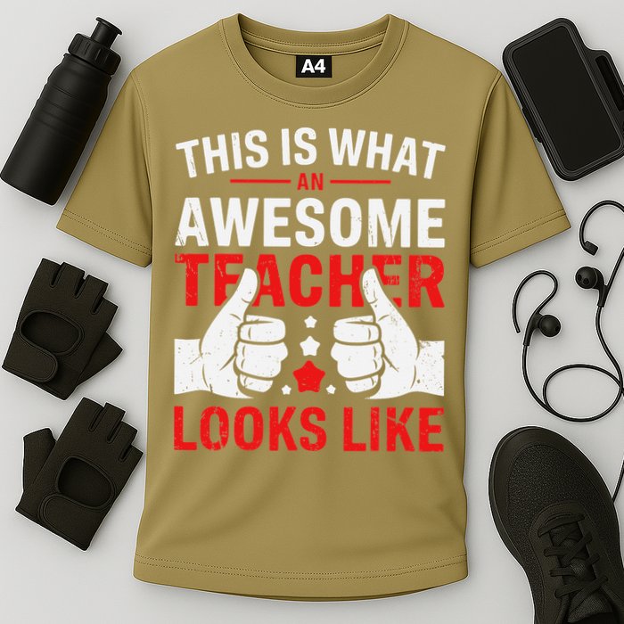 Test Day Rock The Test Teacher Testing Day Back To School Performance Shirt