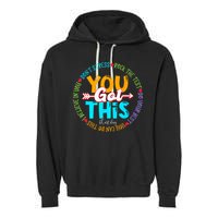 Test Day Rock The Test Teacher Testing Day You Got This Garment-Dyed Fleece Hoodie