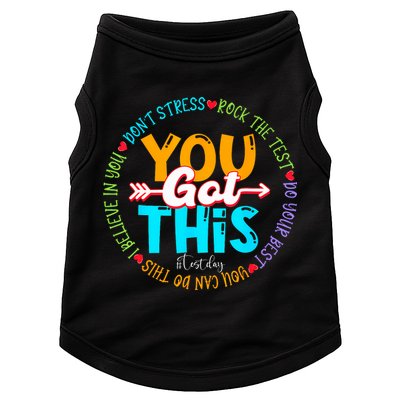 Test Day Rock The Test Teacher Testing Day You Got This Doggie Tank