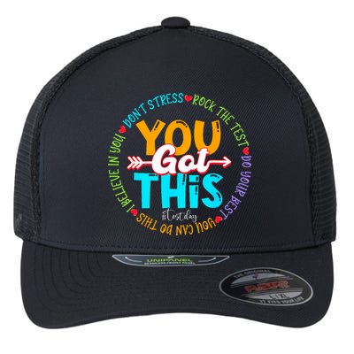 Test Day Rock The Test Teacher Testing Day You Got This Flexfit Unipanel Trucker Cap