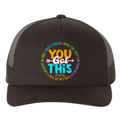 Test Day Rock The Test Teacher Testing Day You Got This Yupoong Adult 5-Panel Trucker Hat