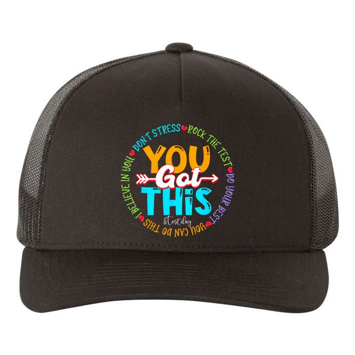 Test Day Rock The Test Teacher Testing Day You Got This Yupoong Adult 5-Panel Trucker Hat