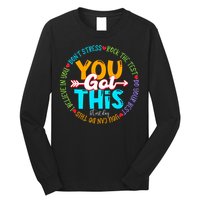 Test Day Rock The Test Teacher Testing Day You Got This Long Sleeve Shirt