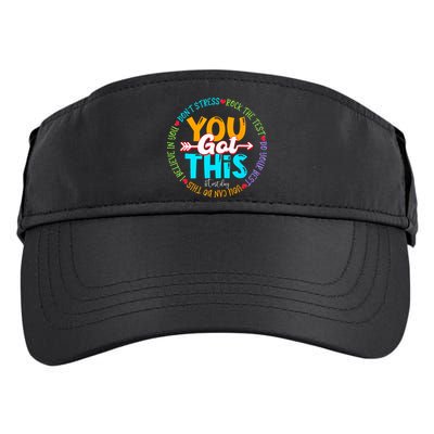 Test Day Rock The Test Teacher Testing Day You Got This Adult Drive Performance Visor