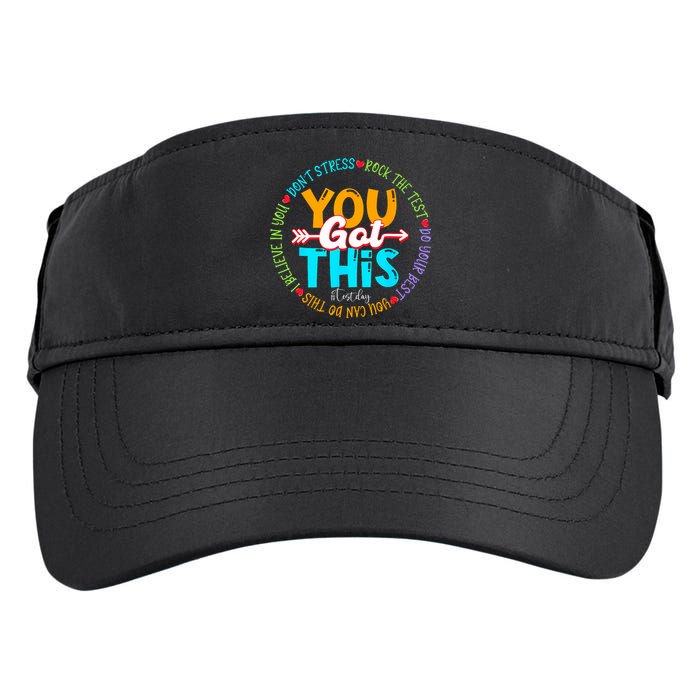 Test Day Rock The Test Teacher Testing Day You Got This Adult Drive Performance Visor