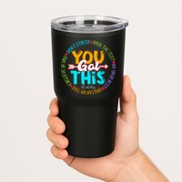 Test Day Rock The Test Teacher Testing Day You Got This Tumbler