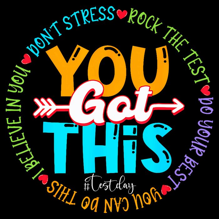 Test Day Rock The Test Teacher Testing Day You Got This Cooling Performance Long Sleeve Crew