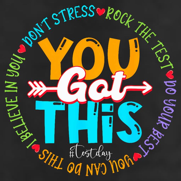 Test Day Rock The Test Teacher Testing Day You Got This 25L Jumbo Tote