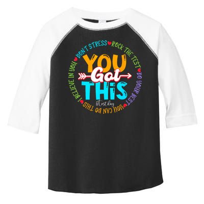 Test Day Rock The Test Teacher Testing Day You Got This Toddler Fine Jersey T-Shirt