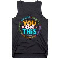 Test Day Rock The Test Teacher Testing Day You Got This Tank Top