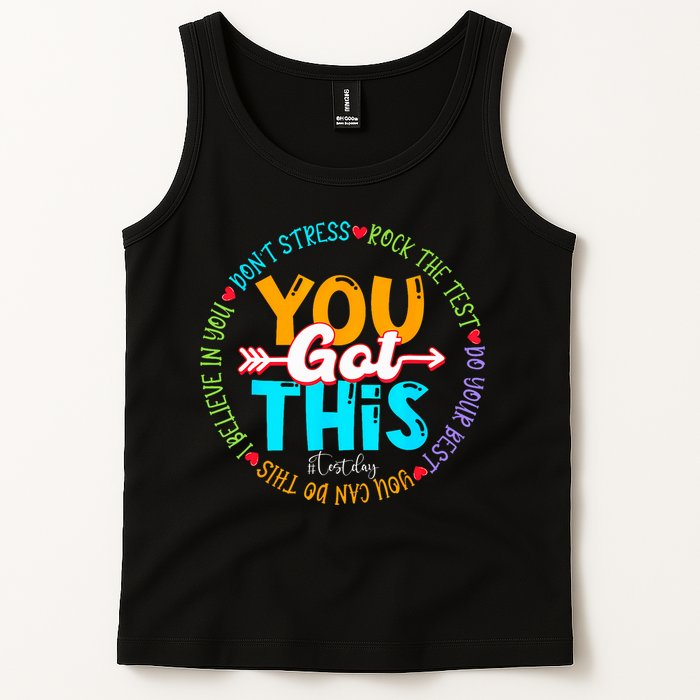 Test Day Rock The Test Teacher Testing Day You Got This Tank Top