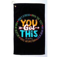 Test Day Rock The Test Teacher Testing Day You Got This Golf Towel