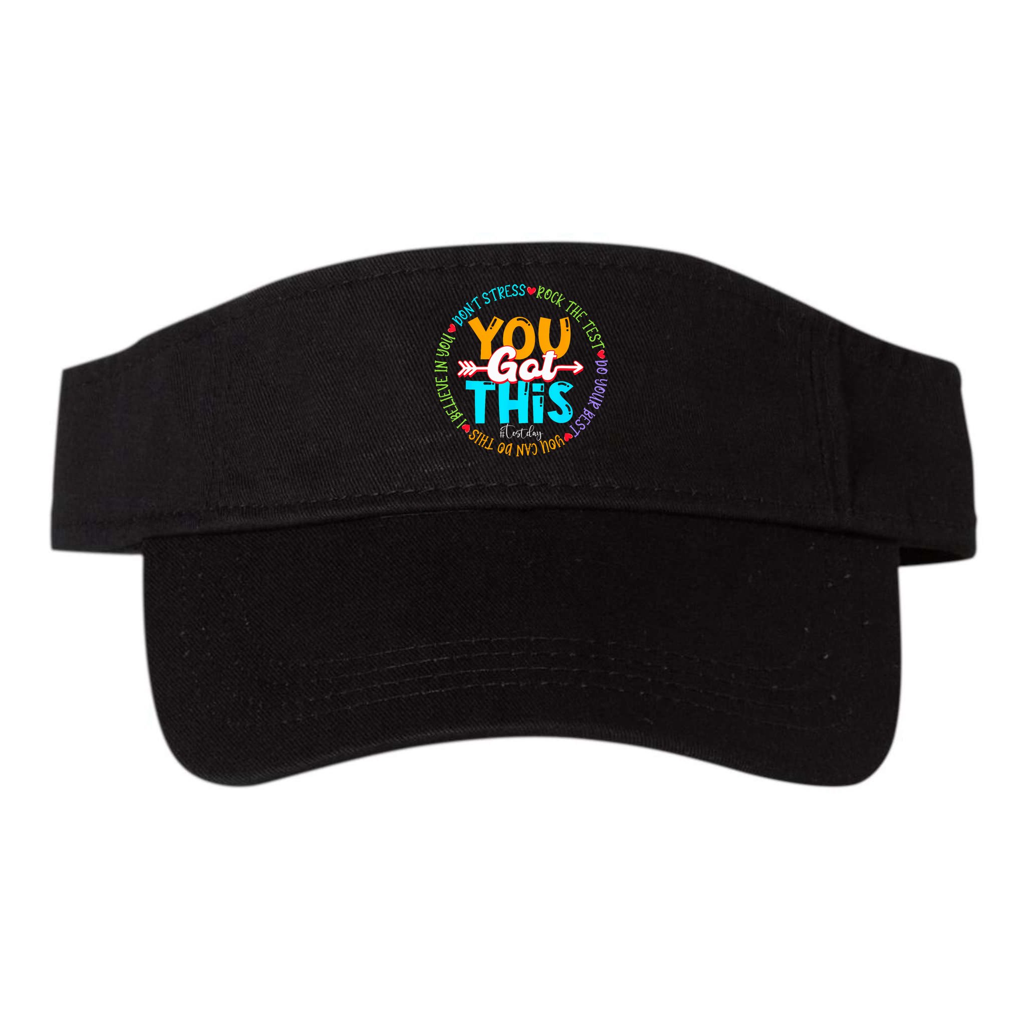 Test Day Rock The Test Teacher Testing Day You Got This Visor