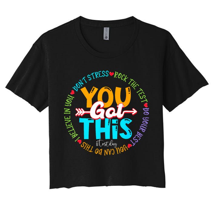 Test Day Rock The Test Teacher Testing Day You Got This Crop Top