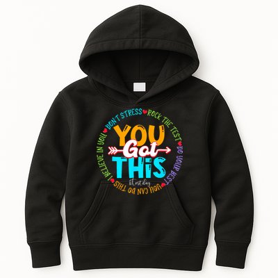 Test Day Rock The Test Teacher Testing Day You Got This Kids Hoodie