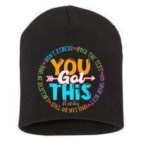 Test Day Rock The Test Teacher Testing Day You Got This Short Acrylic Beanie