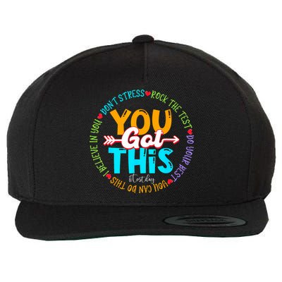 Test Day Rock The Test Teacher Testing Day You Got This Wool Snapback Cap