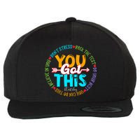 Test Day Rock The Test Teacher Testing Day You Got This Wool Snapback Cap