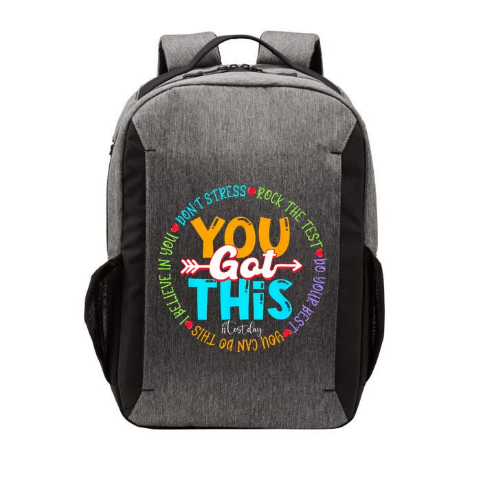 Test Day Rock The Test Teacher Testing Day You Got This Vector Backpack