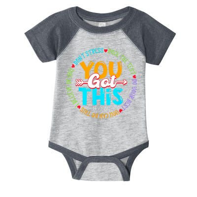 Test Day Rock The Test Teacher Testing Day You Got This Infant Baby Jersey Bodysuit