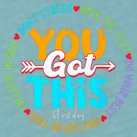 Test Day Rock The Test Teacher Testing Day You Got This Sueded Cloud Jersey T-Shirt