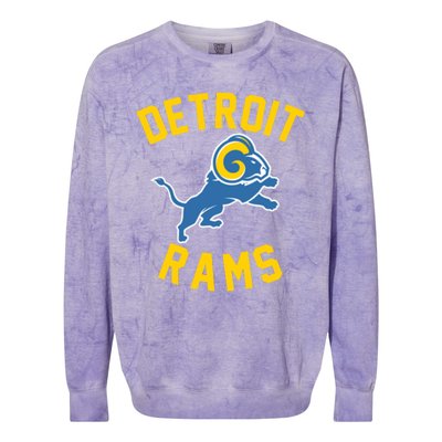 Trending Detroit Rams Logo Colorblast Crewneck Sweatshirt