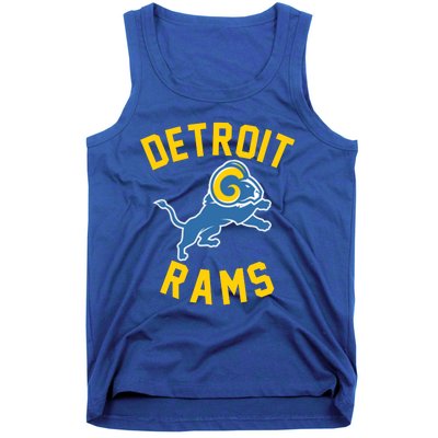 Trending Detroit Rams Logo Tank Top