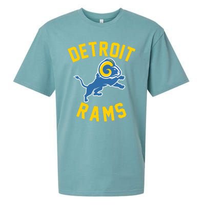 Trending Detroit Rams Logo Sueded Cloud Jersey T-Shirt