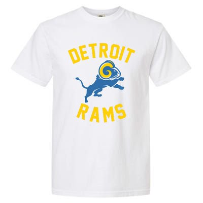 Trending Detroit Rams Logo Garment-Dyed Heavyweight T-Shirt