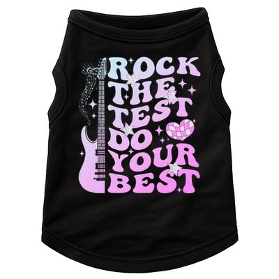 Test Day Rock The Test Do Your Best Testing Day Teacher Doggie Tank