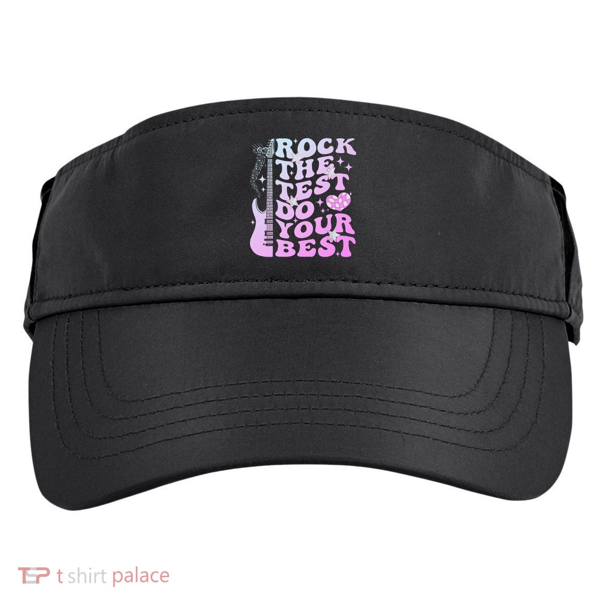 Test Day Rock The Test Do Your Best Testing Day Teacher Adult Drive Performance Visor