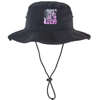 Test Day Rock The Test Do Your Best Testing Day Teacher Bucket Hat