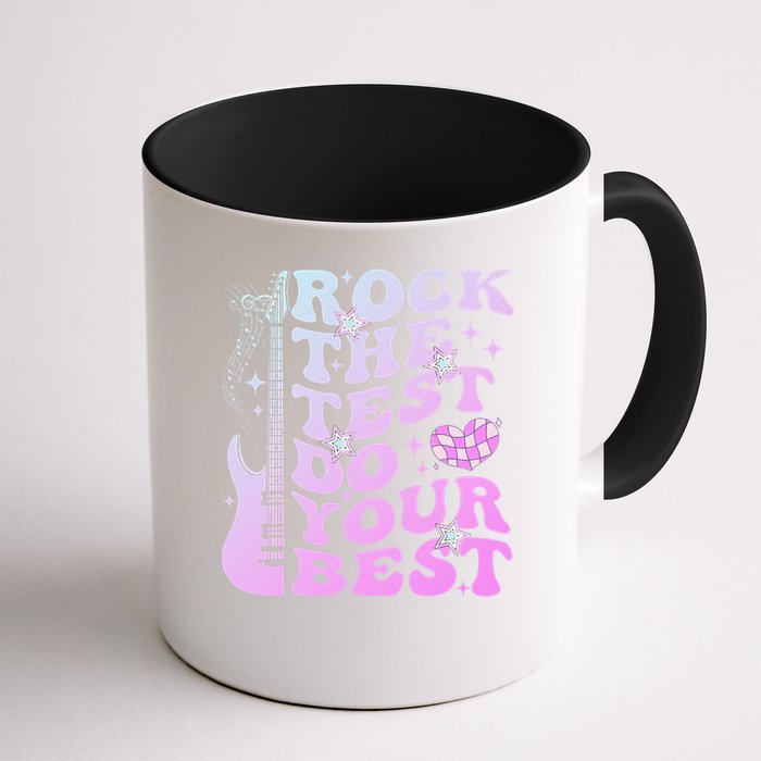 Test Day Rock The Test Do Your Best Testing Day Teacher Mug