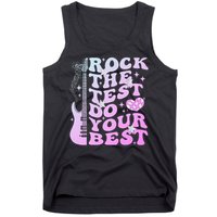Test Day Rock The Test Do Your Best Testing Day Teacher Tank Top