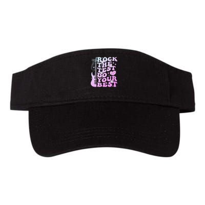Test Day Rock The Test Do Your Best Testing Day Teacher Visor