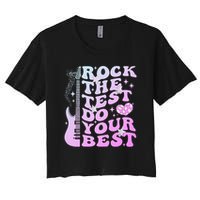 Test Day Rock The Test Do Your Best Testing Day Teacher Crop Top