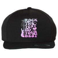 Test Day Rock The Test Do Your Best Testing Day Teacher Wool Snapback Cap