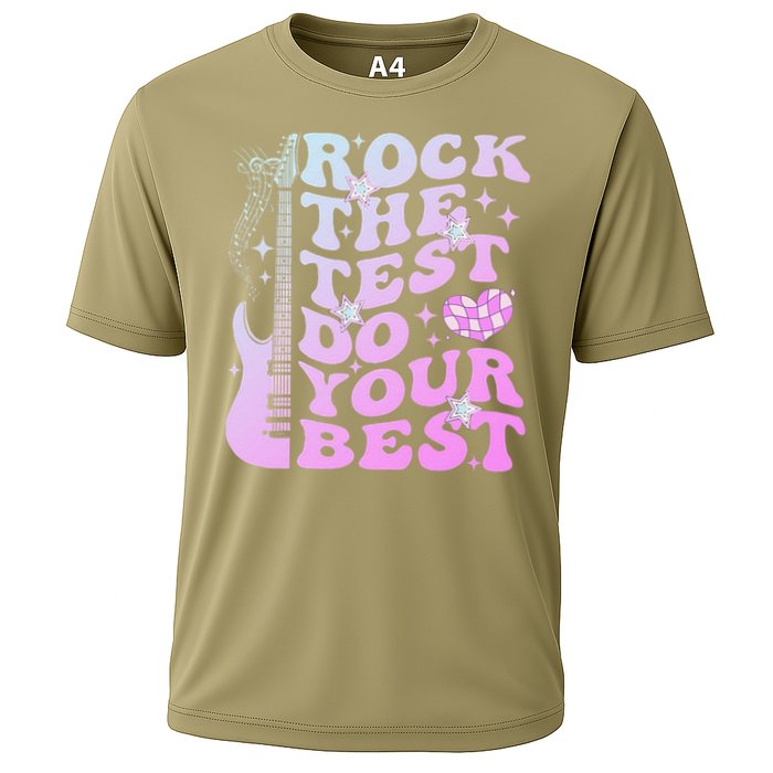 Test Day Rock The Test Do Your Best Testing Day Teacher Performance Shirt