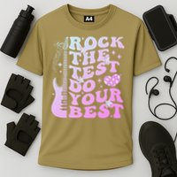 Test Day Rock The Test Do Your Best Testing Day Teacher Performance Shirt