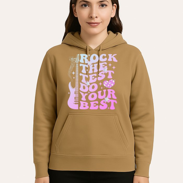 Test Day Rock The Test Do Your Best Testing Day Teacher Hoodie